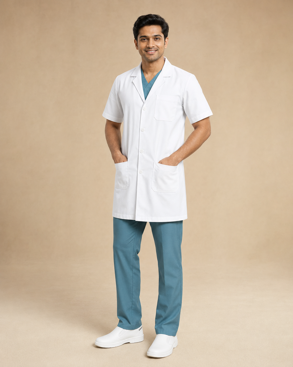 Healthcare professional wearing a MedONN institutional uniform